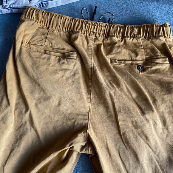 Twill Khaki Joggers - Picture 4 of 7